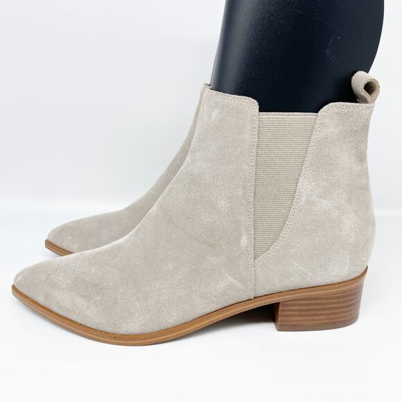 Marc Fisher Women's Yikalo Suede Leather Chelsea Bootie Taupe Size 9 M - Picture 6 of 15